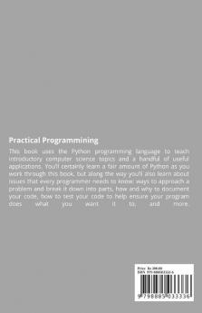 Practical Programming: Computer Science via Python