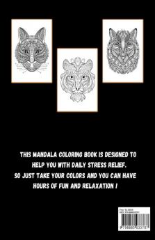 Amazing Animals Mandala Coloring Book For Adults : Animal Designs Mandala Coloring and Activity Book For Adults | Stress Relieving Coloring Pages For Teens and Adults | Easy and Relaxing Adult Colo...