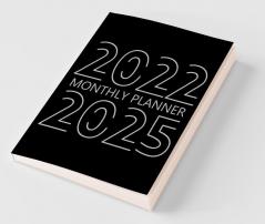 2022-2025 Monthly Planner: 48 Month Agenda Monthly Organizer Book For Activities And Appointments 4 Year Calendar Notebook White Paper 8.5″ X 11″