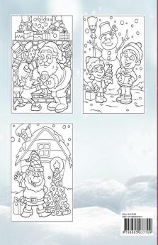 Christmas Coloring Book for Kids : Adorable and Fun Winter Coloring Pages for Boys Girls and Teens Age 6-13