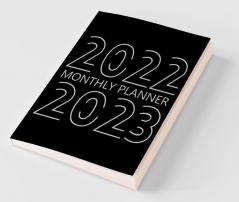 2022-2023 Monthly Planner: 24 Month Agenda Monthly Organizer Book For Activities And Appointments 2 Year Calendar Notebook White Paper 8.5″ X 11″