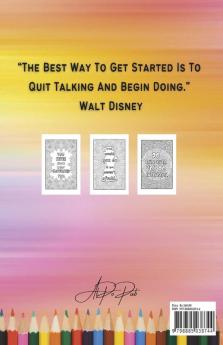 Be Positive! Stay focused! Don’t give up! Inspirational coloring book : Inspirational and Motivational Quotes Coloring Book for Adults | A motivational coloring book full of Positive Quotes for Con...