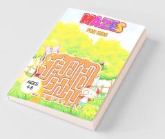 Mazes For Kids Ages 4-8 : Amazing Space Maze Activity Book | Age 4-6 | Many Rockets Astronauts | Workbook For Games Puzzles And Problem-Solving|