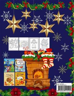 The Christmas Activity Book for Kids : A Creative Holiday Coloring Drawing Word Search Maze Games and Puzzle Art Activities Book for Boys and Girls Ages 8-12 Years Old