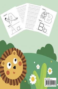 ABC Animal Alphabet Coloring and Letters Tracing : Animals Handwriting Practice Letter Tracing Book for Preschoolers Tracing Books for Toddlers Handwriting Workbook for Pre K (Alphabet Tracing)