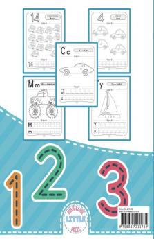 Letters and Numbers Tracing and Coloring for Boys : Tracing Alphabet Letters and Numbers Workbook for Kids Ages 3-7