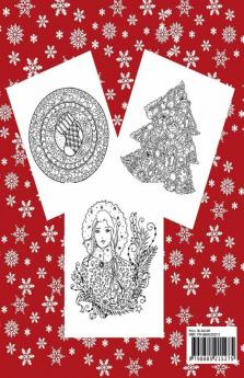 Christmas Mandala Coloring Book for Adults : Perfect Gift for Women Men Teens and Kids | Cute Creative Coloring Mandala Book | Relax and Relieve Stress |