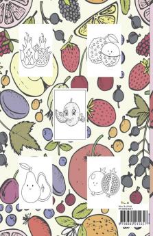 Fruits Coloring Book : Beautiful Fruits Coloring Book!