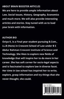 PSYCHOLOGY AND CRIME: RELEVANCE OF PSYCHOLOGY IN CRIME : Volume 1 Issue 3 of Brain Booster Articles