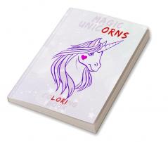 Magic Unicorns Coloring Book : Stunning coloring book for kids ages 4-8.