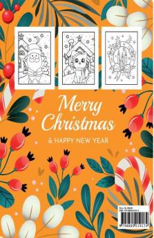 Merry Christmas Coloring Book For Kids Ages 4-8 years old : Xmas Holiday Designs to color for children ages 4-8 Christmas coloring book for kids ages 4-8 best gift for your kid.