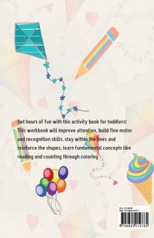 Toddler coloring book : Fun activity book for kids | Engaging activity for preschoolers with animals colors and numbers | Boost creativity with colors color by number dot to dot tracing and earl...