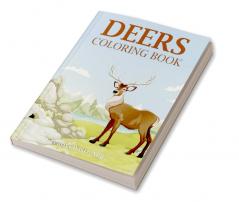 Deers Coloring Book : Fun Coloring Book For Kids