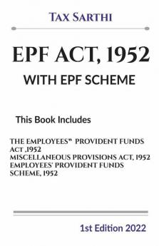 Epf Act 1952 With Epf Scheme | 1St Edition 2022
