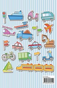 The Coloring Book Of Vehicles : Toddler And Preschooler Coloring Book