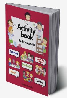 Activity book for kids ages 4-8