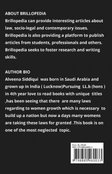 WOMEN ORIENTATED LAW: CONSEQUENCES FACE BY MALES : Volume 1 Issue 4 of Brillopedia