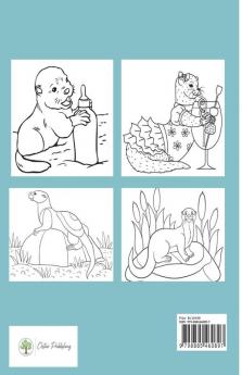 Otter Coloring Book : Amazing Otter Coloring Book for Adults | Perfect Gift Idea for the Little One !