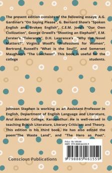 BRITISH PROSE : THE MODERN AGE