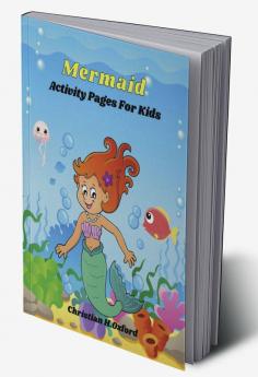 Mermaid Activity Pages For Kids : Mermaid activity pages with book patterns for kids.