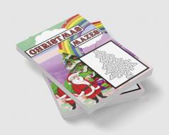 Christmas Mazes : Christmas Maze Activity Book for Kids Ages 6 -12 | Workbook for Games and Puzzles