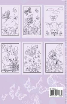 Beautiful Butterfly Coloring Book : Fun Educational Children Coloring Book | Age 6-12 | 50 Unique and Original Butterflies Illustrations