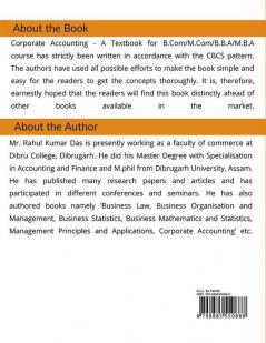 CORPORATE ACCOUNTING (PART-B) : As Per CBCS Pattern