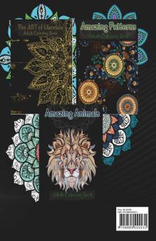 Adult Coloring Book Mandala Art: Beautiful Adult Coloring Book | Stress Relieving Mandala Art Designs | Amazing Coloring Pages