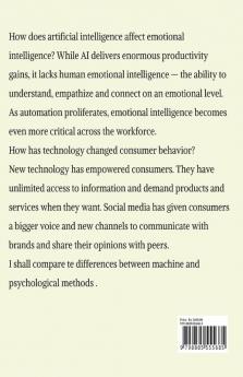 Machine And Psychology Consumer Behavioral: Measurement Comparison