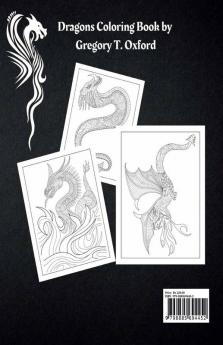 Dragons Coloring Book For Adults : Amazing Fantasy Dragons Pages to Color For Stress Relief &amp; Relaxations!