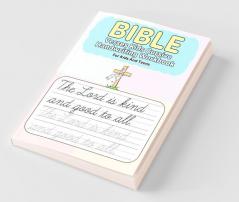 Bible Verses Kids Cursive Handwriting Workbook: Cursive Handwriting For Kids And Teen With Bible Verses