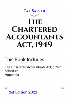 The Chartered Accountants Act 1949 | 1st Edition 2022