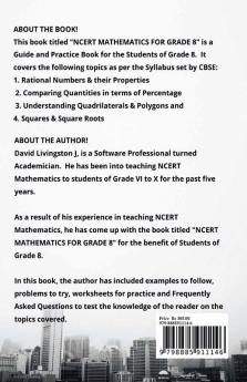 NCERT Mathematics for Grade 8 : Beginner's Guide for Learning Grade 8 Mathematics