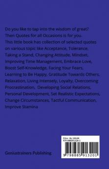 Quotes for all Occasions