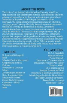 User Authentication Methods And Security Models