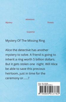 Alice The Detective: Mystery Of The Missing Ring (Part-1)