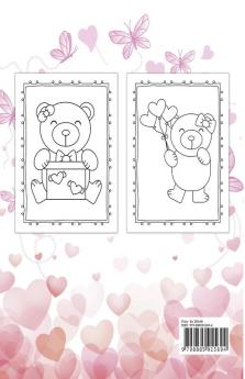 Valentine’s Day Coloring Book For Kids : Funny Valentines Gift For Kids Children And Preschoolers | Beautiful Love Coloring Book For Little Girls And Boys With Valentine Day Animal Theme Coloring ...