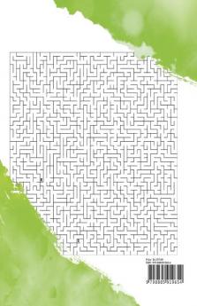 Mazes for Adults Large Print – Volume 3 : Amazing book of fun and challenging mazes with a high degree of difficulty give you hours of fun stress relief and relaxation!