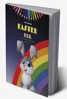 Easter Eggs Coloring Book for Kids : Bigg Egg and Rabbit Images Coloring Book