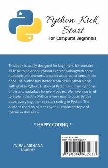 Python Kick Start: For Complete Beginners