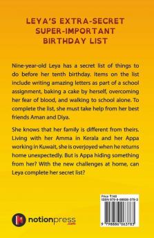 Leya'S Extra-Secret Super-Important Birthday List