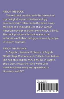 Impact of Claustrophobia and Gender Crisis in SJ Sindu’s Marriage of a Thousand Lies