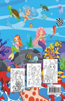 Mermaid Coloring Book &amp;amp; ABC Activity for Kids ages 4-8 : Amazing Delightful Unique Drawings To Color For All Mermaid Lovers! Cute Children's Coloring Book.