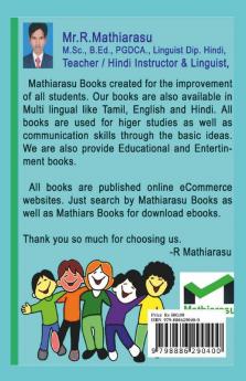 Hindi Read ... Write... Speak ... In Easy Way / சுலப முறையில் ஹிந்தி எழுத... படிக்க... பேச... : Includes Tamil English And Hindi