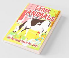 Farm Animals Colouring Book For Kids