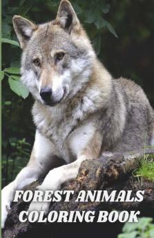 Forest Animals Coloring Book : An Adult Coloring Book Featuring Beautiful Forest Wildlife Birds And Plants For Stress Relief And Relaxation
