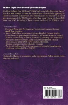 JKSSB Topic-wise Solved Question Papers: Previous 9 Years' (2014-22)