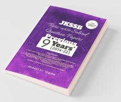 JKSSB Topic-wise Solved Question Papers: Previous 9 Years' (2014-22)