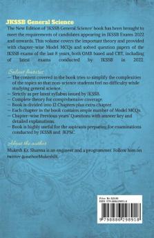 Jkssb General Science Complete Theory With Chapter-Wise Mcqs - Physics • Chemistry • Biology • Environment