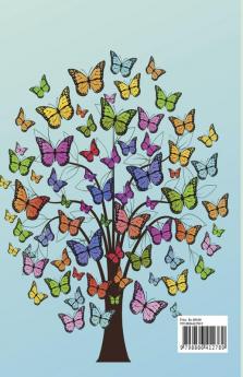 Butterflies Coloring Book : Easy Large Print Stress Relieving Beautiful Butterfly Unique Designs for Beginners and Teens through Seniors